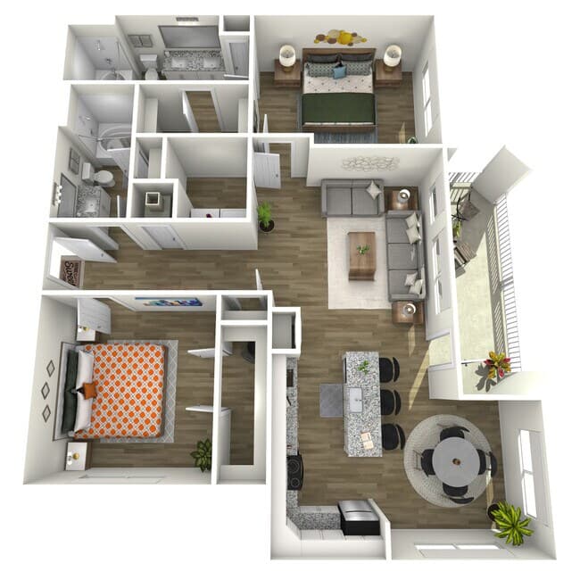 E 1302 floor plan