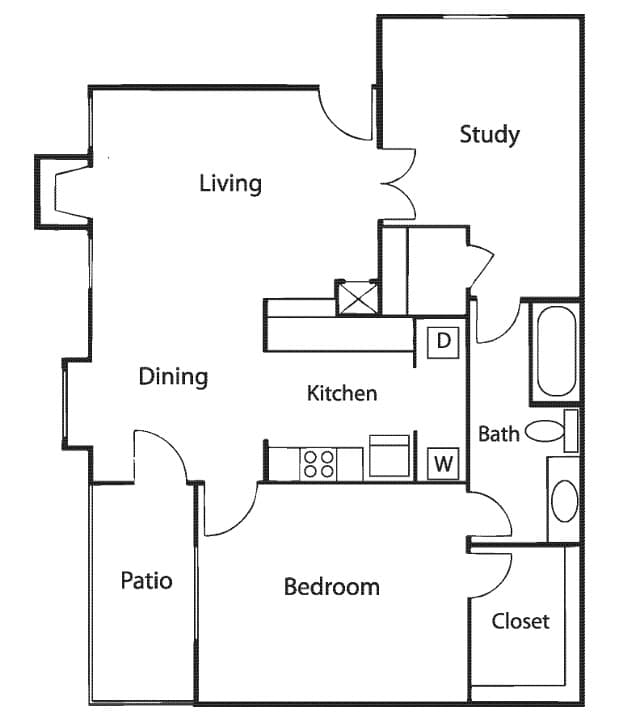A3 203 floor plan