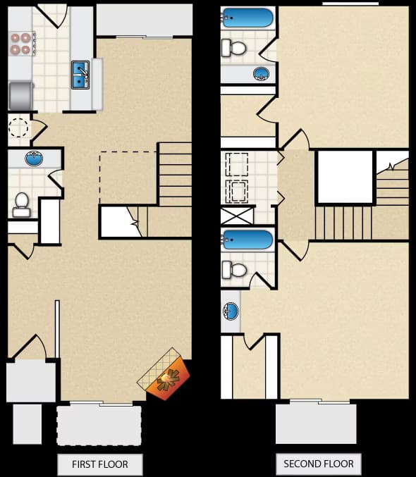BR 603 floor plan