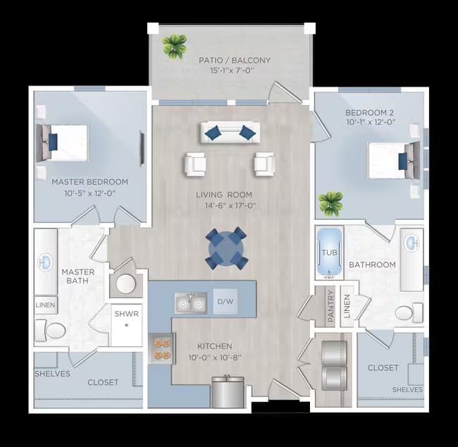 B1 2109 floor plan