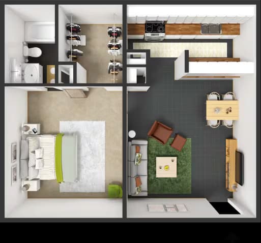 Unit 408 floor plan