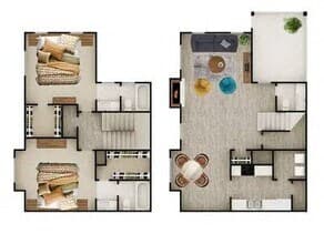 1800 B4 TH 0101 floor plan