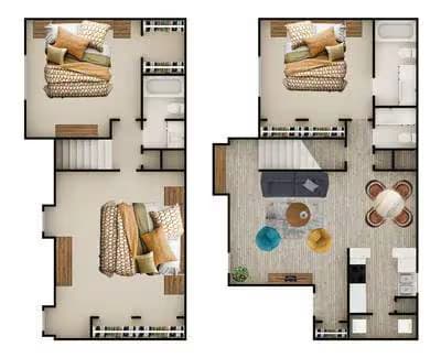 1800 C1 TH 0101 floor plan