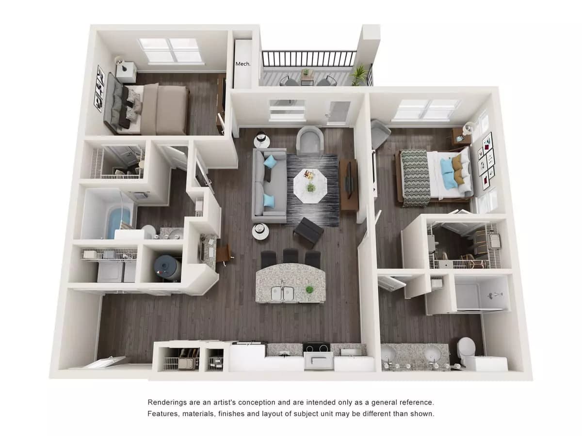 Unit 2303 2303 floor plan