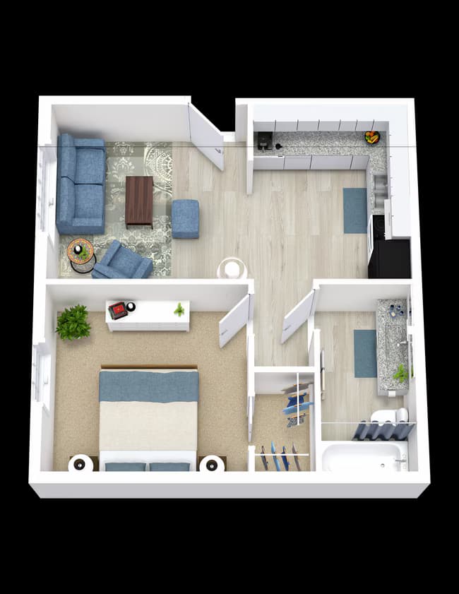 Unit 3601 floor plan