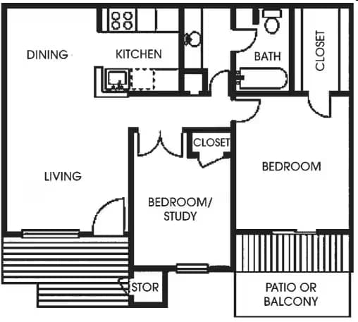 Unit 1109 floor plan