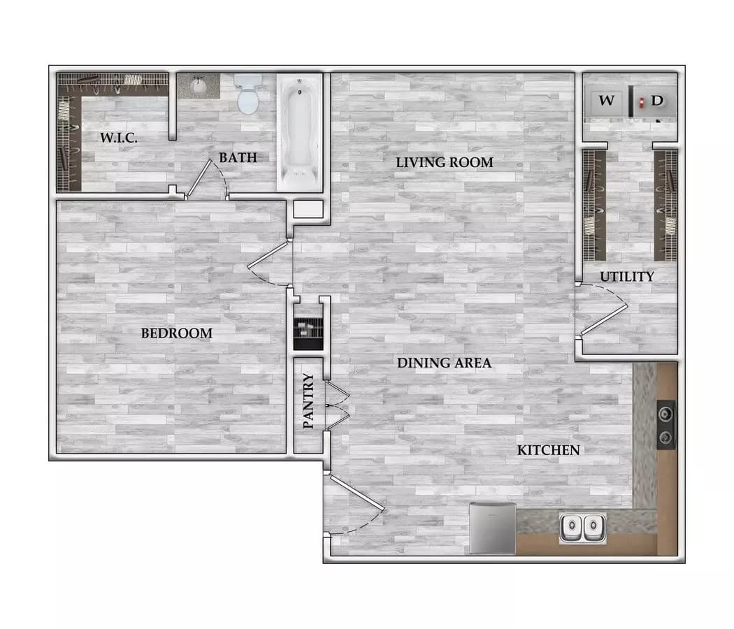 Unit L-1413 L-1413 floor plan