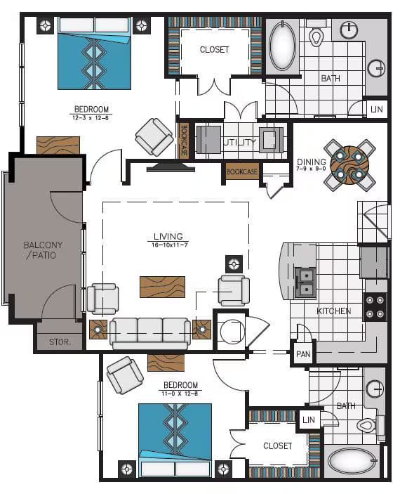B2 2314 floor plan