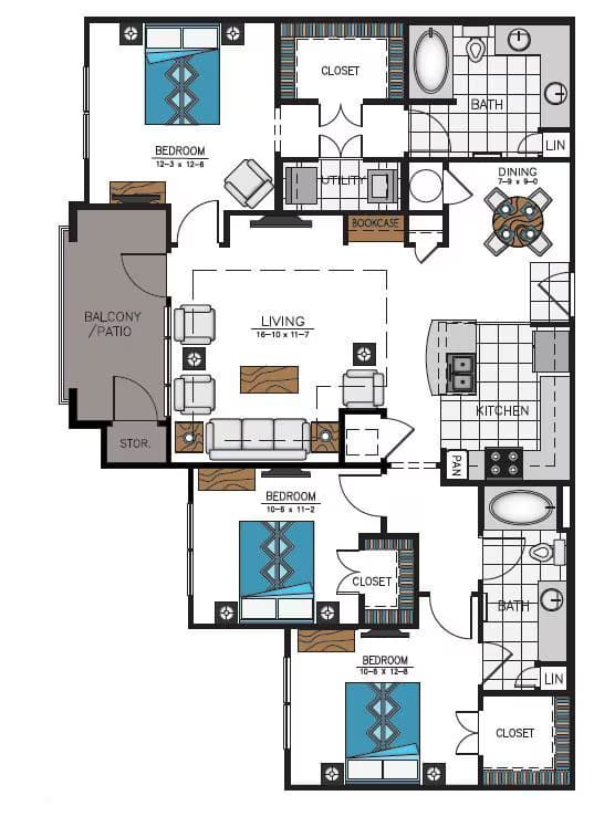 C1 4132 floor plan