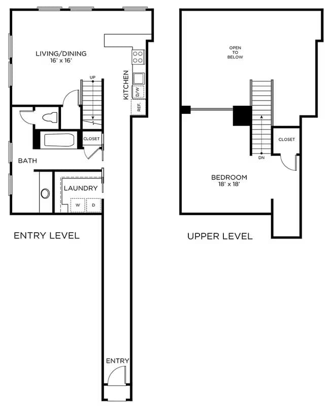 C2 - 1x1-PH 1709 floor plan