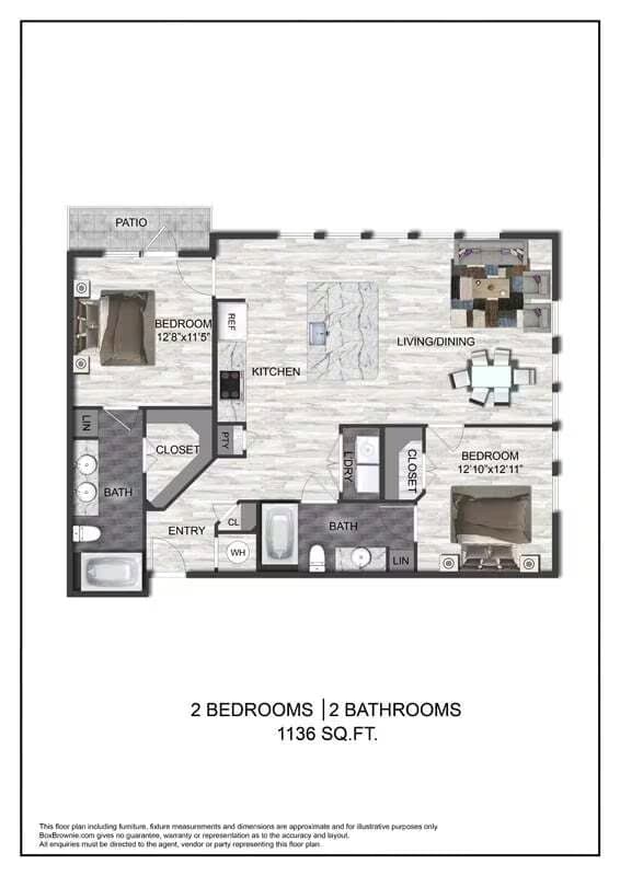B1 207 floor plan