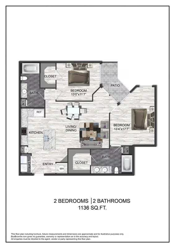 B2 203 floor plan