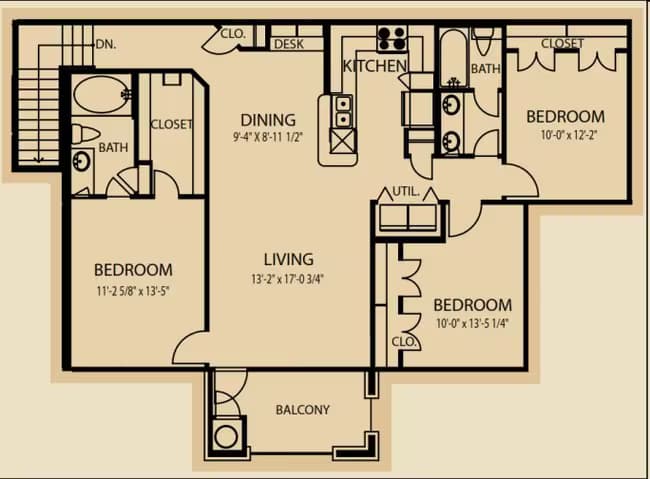 C02 1905 floor plan