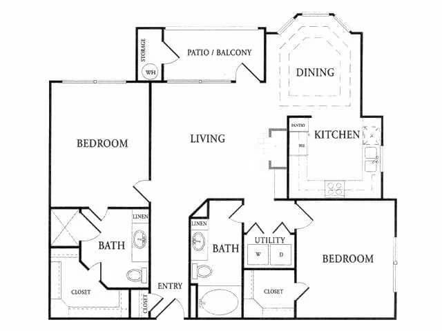 B1 1307 floor plan