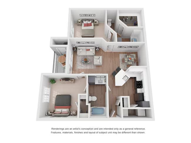 Unit 1204 floor plan
