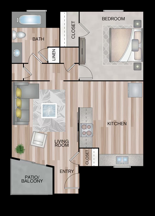 Unit 218 floor plan