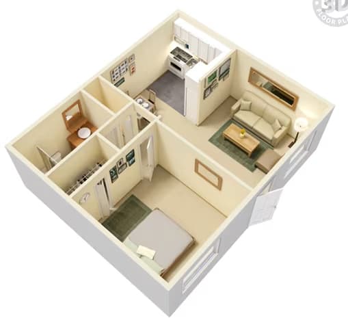 Unit Bldg 15-1506 floor plan