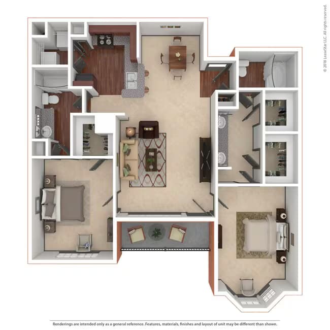 Unit 2112 floor plan
