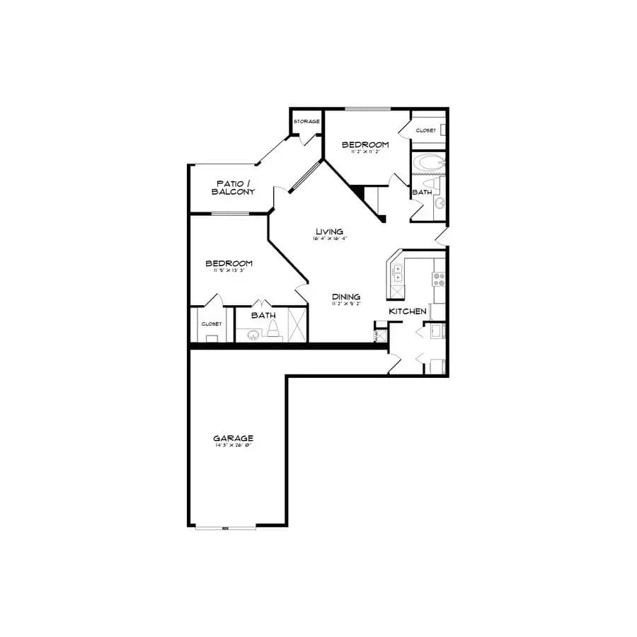 B3 2033 floor plan