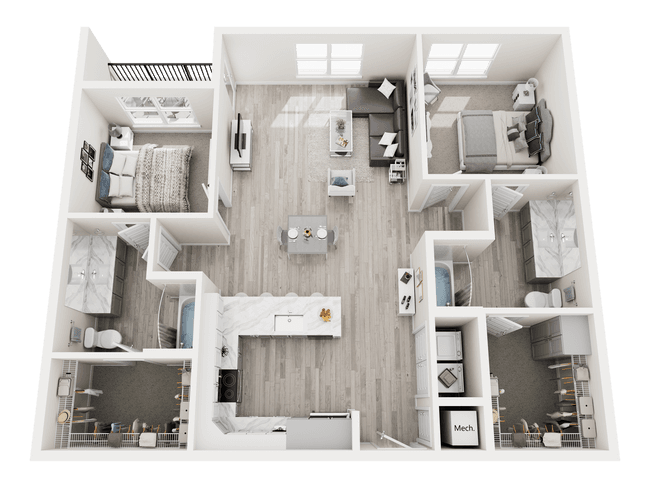 Unit A309 floor plan