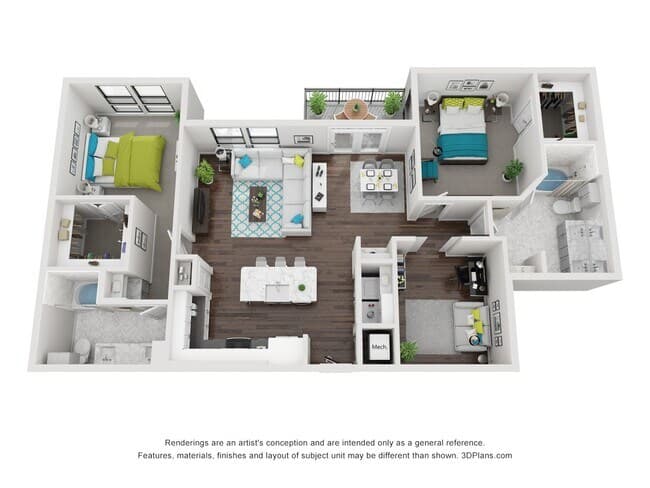 Museum District 0392 floor plan