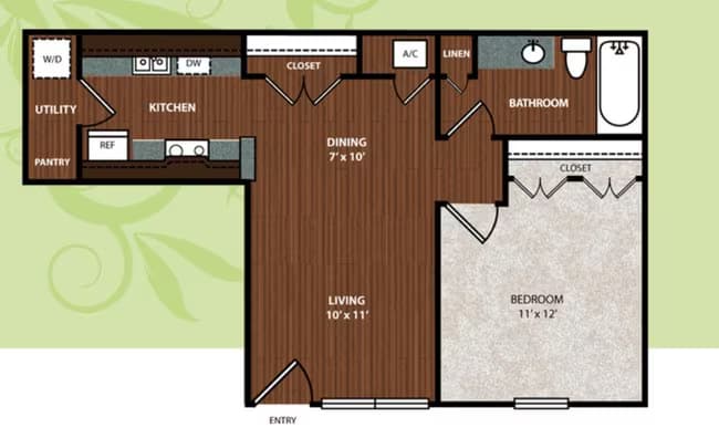 Unit 1404 floor plan
