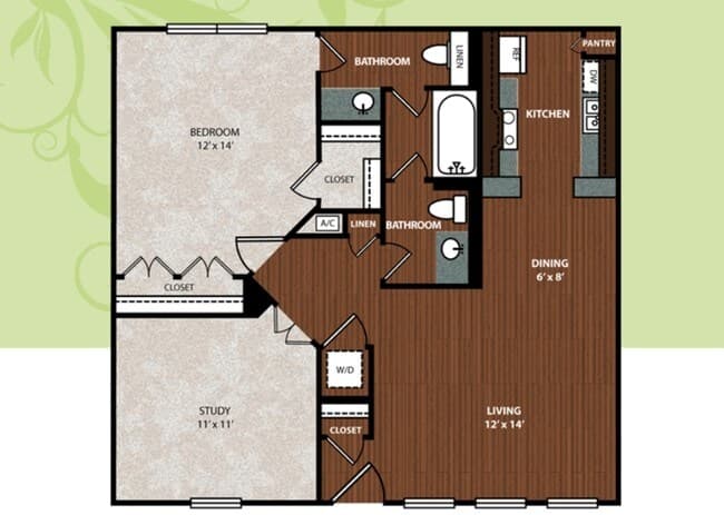 Unit 907 floor plan