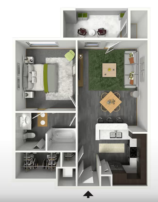 Unit 1922 floor plan