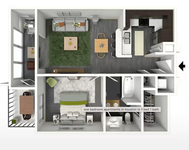 Unit 215 floor plan