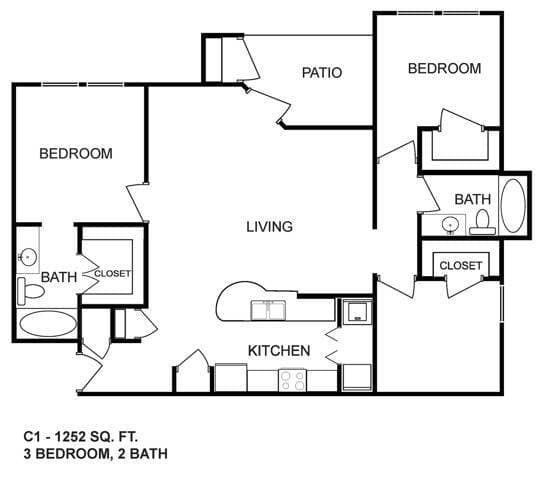 Venice 1-5302 floor plan