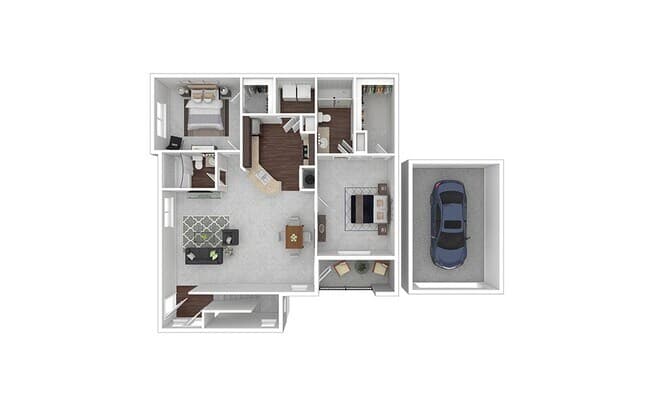 Unit 15101 floor plan