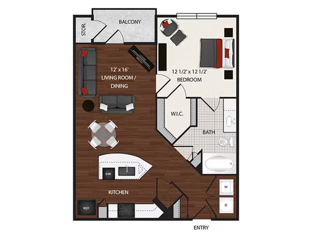 A4 605 floor plan