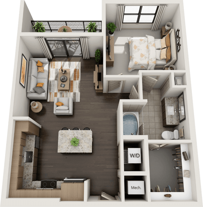 Unit 533 floor plan