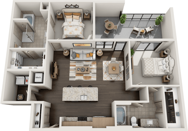 B2 222 floor plan