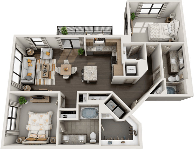 Unit 434 floor plan