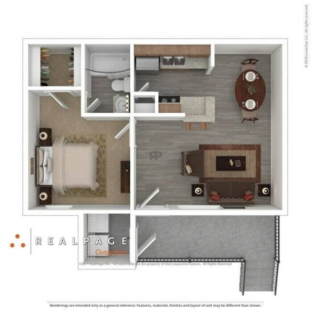 A1- Classic Unit 1522 floor plan