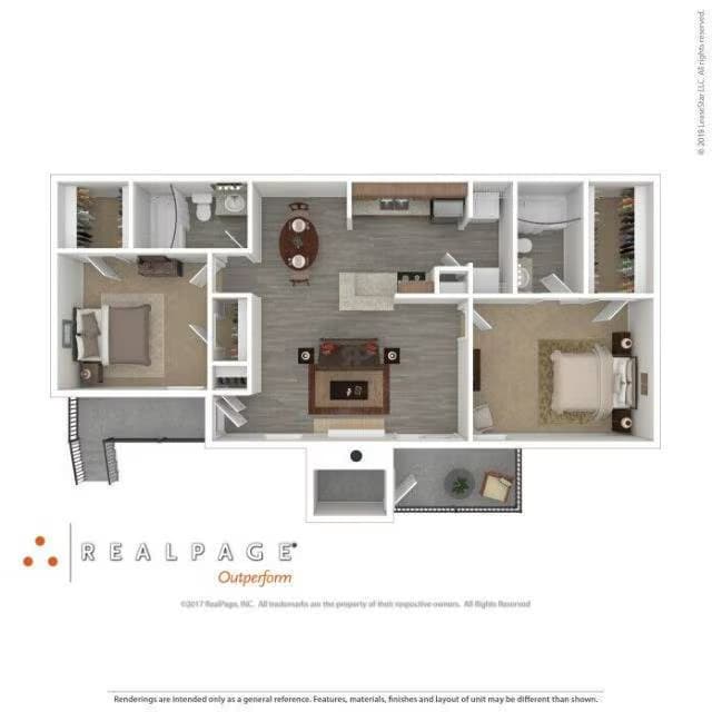 B1R- Newly Upgraded! 712 floor plan
