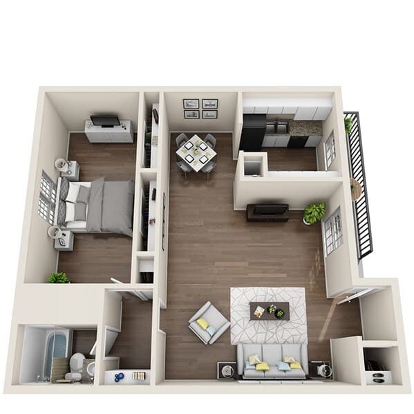 A1 124 floor plan