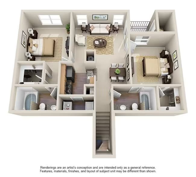 Unit 2511 floor plan