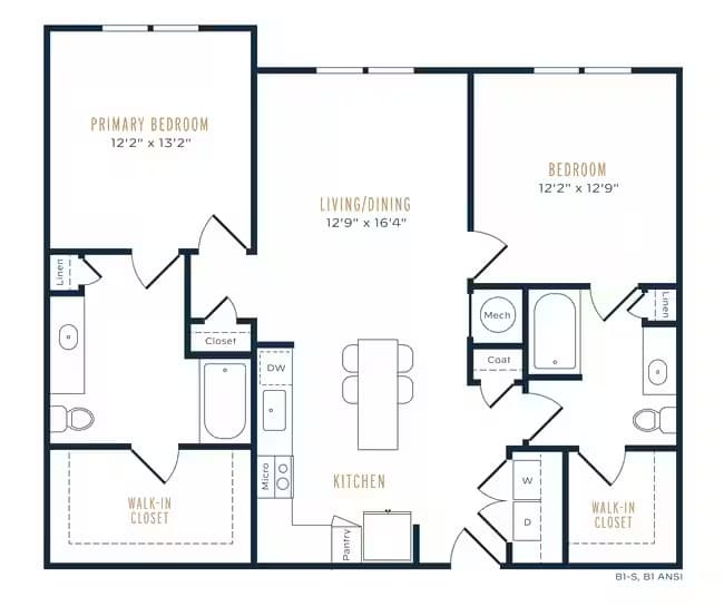 B1 80-Essential Housing 0834 floor plan