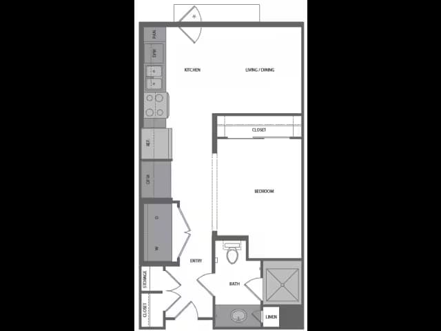 Unit 5114 floor plan