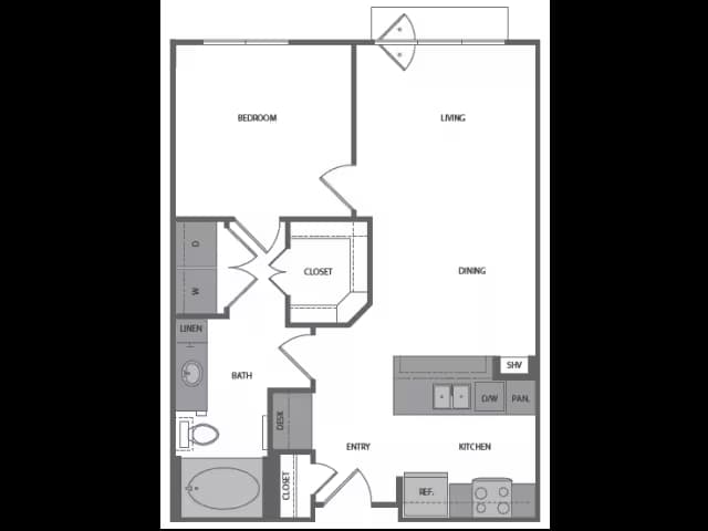 Unit 3410 floor plan