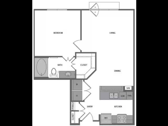 Unit 5208 floor plan