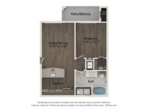 A1 Essential 2311 floor plan