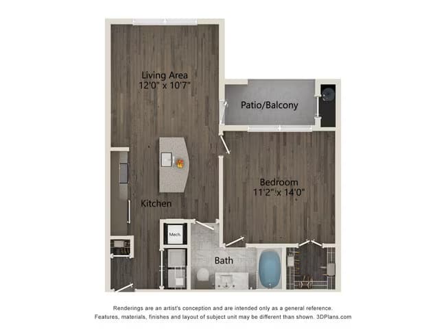 Unit 3106 floor plan