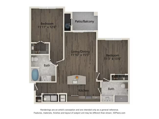 B1 Essential 4307 floor plan