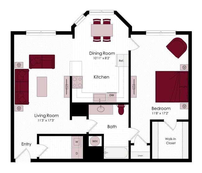 Unit 2330 floor plan