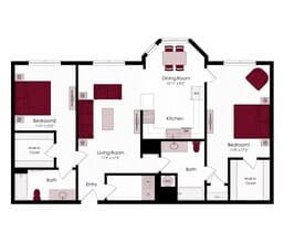 B3 1332 floor plan