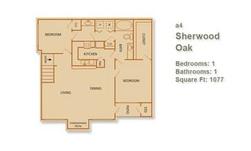 Sherwood Oak Study/G 1410 floor plan