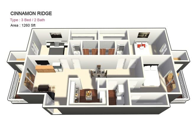 Unit 2204 floor plan